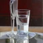 Placeholder: a glass of water by Carlos Paez Vilaro.