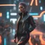 Placeholder: The picture is made in the cyberpunk style. Beautiful photo. Track suit. Clear photo. High detail. cinematic rendering with a high octane number, atmospheric, elegant, hyperrealistic, composition of micro-details, super-detailed character concept in 4K format with 8k detail, HD quality. --8k --4k