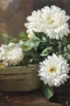 Placeholder: Mums; Oil Painting