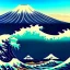 Placeholder: Ultra detailed fullbody Portrait in oil on canvas of Great Wave off Kangawa de Hokusai with mount fuji,extremely detailed digital painting,ultrarealistic skin,intense stare, extremely detailed face, crystal clear eyes, mystical colors ,perfectly centered image, perfect composition, rim light, beautiful lighting,masterpiece ,8k, stunning scene, raytracing, anatomically correct, in the style of Simon Bisley and Ohrai Noriyoshi and robert e howard and Steve Jung and Wizyakuza and uncannyknack