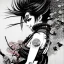 Placeholder: beautiful punk girl, hyper detailed, hyperdetailed, intricately detailed, illustration by <Katsushika Hokusai> <Yoji Shinkawa>,