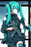 Placeholder: hatsune miku with a ak-47