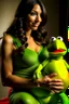 Placeholder: Wonder Woman pregnant with Kermit the Frog’s baby