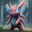 Placeholder: Mystery pokemon,Ambiance dramatique, hyperrealisme, 8k, high quality, lot of details, portrait,