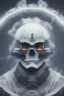 Placeholder: All Black Jqpanese soldier, high tech skull special forces helmet, samurai soldier, white smoke, dark, rage, sorrow, high definition, ultra 8 k, volumetric lighting, blue fire, fog