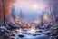 Placeholder: RIVER ROCK MOUNTAIN WINTER LANTERN AUTUM