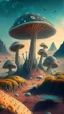 Placeholder: alien mushroom landscape