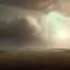 Placeholder: franz frazetta style,plains,lighting bolt strike, storm in the distance