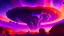 Placeholder: A mesmerizing landscape of an alien planet, where the sky is painted with swirling hues of purple and orange, and enormous, crystal formations jut out from the rocky terrain.