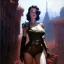 Placeholder: Drawing of beautiful face,'beautiful,Busty Cait(Fallout4)',intense stare, ancient skintight armor, balanciaga fashion clothe painting by gaston bussiere, greg rutkowski, yoji shinkawa, yoshitaka amano, tsutomu nihei, donato giancola, tim hildebrandt, Oil on canvas, cinematic composition, extreme detail,fit full head inside picture,16k