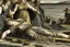 Placeholder: Agrippina reached the shore, Nero's men awaited her, and they mercilessly stabbed her to death