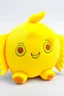 Placeholder: A fluf yellow ball with wings. Toy.