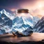 Placeholder: The entire Mt everest is contained in a glass jar,Ultra photo realsisim,ultra - detailed,dramatic lights,4k,Colorful environment