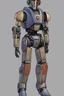 Placeholder: A Star Wars Combat Droid, Wearing Cowboy Clothes, Armor Looks Dangerous.