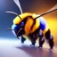 Placeholder: bumble bee, sparkle, luminous, finely tuned detail, ultra high definition, ultra sharp focus, unreal engine 5, extremely sharp detail, colorful