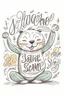 Placeholder: Style: Flat illustration with bold outlines Mood: Playful and joyful Lighting: Even and bright Text: "Jours de la Semaine" written playfully with each day represented by a whimsical character (e.g., Monday as a sleepy sloth, Tuesday as a energetic rabbit, etc.) T-shirt design graphic, vector, contour, white background