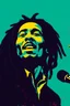 Placeholder: pop art pixels 1000 images warhol style x chairman bob marley portrait