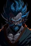 Placeholder: Hades, Dragonball Z demon art style