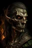 Placeholder: dead, burned, two-faced, bony