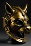 Placeholder: gold hyena armor helmet