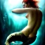 Placeholder: Epic fullsize oil Drawing of Photorealistic dramatic hyperrealistic,ultra realistic,hyper detailed, intricate, awesome, masterpiece, perfectly centered subject Female Mermaid , underwater, daylight ,by WLOP, Artgerm, Rembrandt, 8k