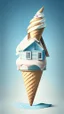 Placeholder: House on Ice cream cone