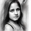 Placeholder: high-quality, fine-detail close-up pen and pencil sketch of young Rachel Zegler as Maria, portrait, 8k resolution, intricate, digital art, detailed matte painting, photorealistic, volumetric lighting, Rafael Augusto, Juan Francisco Casas, Anne Dittman, Anne Stokes, Greg Rutowski