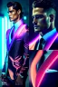 Placeholder: Smocking, evening suit, greek gods, cyberpunk smocking, neon smocking, epic