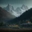 Placeholder: Five people, sense of fear, mountain hut in the background, Alps, night sky, 8k, HD, cinematography, photorealistic, Cinematic, Color Grading, Ultra-Wide Angle, Depth of Field, hyper-detailed, beautifully color-coded, insane details, intricate details, beautifully color graded, Cinematic, Color Grading, Editorial Photography, Depth of Field, DOF, Tilt Blur, White Balance, 32k, Super-Resolution, Megapixel, ProPhoto RGB, VR, Halfrear Lighting, Backlight, Natural Lighting, Incandes