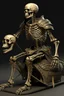 Placeholder: skeleton rider medival