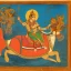 Placeholder: painting of rama riding a whale leading a battle