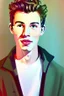 Placeholder: portrait of a 1950's Shawn Mendes