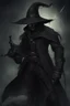 Placeholder: dark fantasy witch hunter man