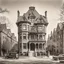 Placeholder: At 2146 W. Caton Street in Wicker Park stands the Frederick Gehrke House, built in 1889 and designed by architects Faber & Pagels. This handsome late-Victorian residence was part of a row of five substantial single-family homes constructed on what was then a newly carved, 600-foot street called Columbia. At the time, this triangular pocket near Damen, North, and Milwaukee was one of the last undeveloped stretches of prairie in the neighborhood — soon to become one of Chicago’ black and white pen