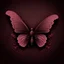 Placeholder: Create dark pink small butterfly dark brown background