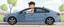 Placeholder: cartoon person stuck in a flat car