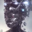 Placeholder: portrait face man cyborgs post-apocalypse in a cyberpunk city, sci-fi fantasy style, volumetric lighting, particales,highly detailed,cinamatic, deep colours,