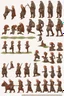 Placeholder: character sprite for pixel game in the medieval style side view, all position, run jump, crouch. hyper-detailed. trending on artstation. --ar 9:16