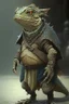 Placeholder: A lizardfolk with the stature of a dwarf