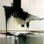 Placeholder: Empty Minimal contemporary abstract flat landscape painting. Concrete. Big brushstrokes. Twisted fragments of bodies. Drips of paint. style of Justin Mortimer and Adrian Ghenie.