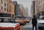 Placeholder: city, cars, people, gary numan influence, realistic painting