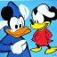 Placeholder: donald duck and mickey mouse by picasso