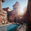 Placeholder: Petra + Ürdün, photo realistic, ultra realistic, unreal engine