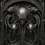 Placeholder: While H.R. Giger's biomechanical art is well-known for its dark and surreal aesthetic in the realm of science fiction and horror, it has also influenced other genres including anime. Anime creators have drawn inspiration from Giger's intricate biomechanical designs to create visually stunning and thought-provoking works that blend human and machine elements in unique ways. Some anime series and films that have been influenced by Giger's biomechanical style include: 1. "Neon Genesis Evangelion"