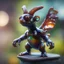 Placeholder: snail gremlin t-pose upper body of bear gargoyle made from tinted murano glass ,bokeh like f/0.8, tilt-shift lens 8k, high detail, smooth render, down-light, unreal engine,bokeh like f/0.8, tilt-shift lens 8k, high detail, smooth render, down-light, unreal engine