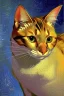 Placeholder: Retrato de un gato por Van Gogh