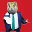 Placeholder: Trump dressed as hamster