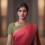 Placeholder: a girl walking in saree