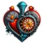 Placeholder: Heart of a time machine icon