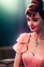 Placeholder: Audrey Hepburn Pretty Princess Peach, closed eyes, rtx, reflection, 8k, glow, winning photography, caustics